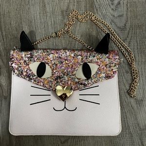 Betsey Johnson Kitty Cat Purse